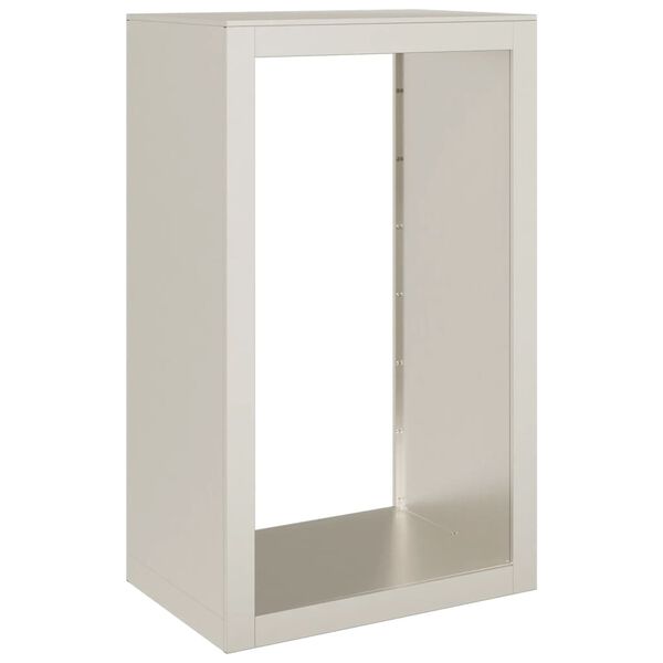 vidaXL Rack per Legna da Ardere 60x40x100 cm in Acciaio Corten