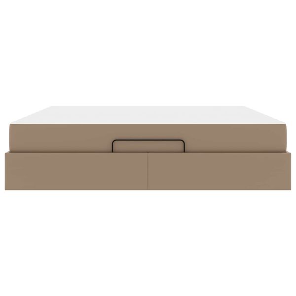 vidaXL Struttura letto con materasso con materasso 2 pcs Tanno PVC