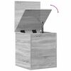 vidaXL Contenitore Grigio Sonoma 40x42x46 cm Legno Multistrato