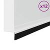 vidaXL Spazzole per porte autoadesive 12 pcs Bianco 100 cm