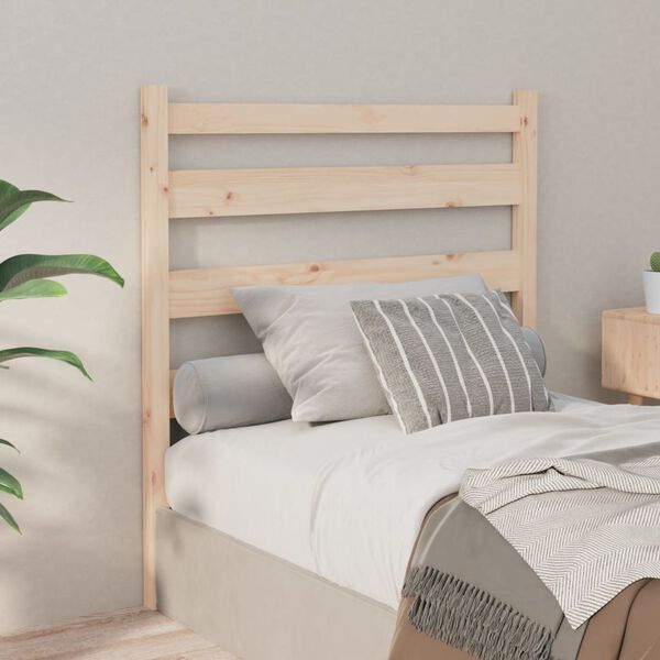 vidaXL Testiera per Letto 106x4x100 cm in Legno Massello di Pino