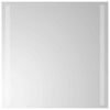 vidaXL Specchio da Bagno con Luci LED 50x50 cm