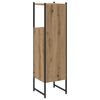 vidaXL Mobile da Bagno Rovere 33x33x120,5 cm Legno Multistrato