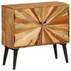 vidaXL Credenza in Legno Massello di Mango 85x30x75 cm
