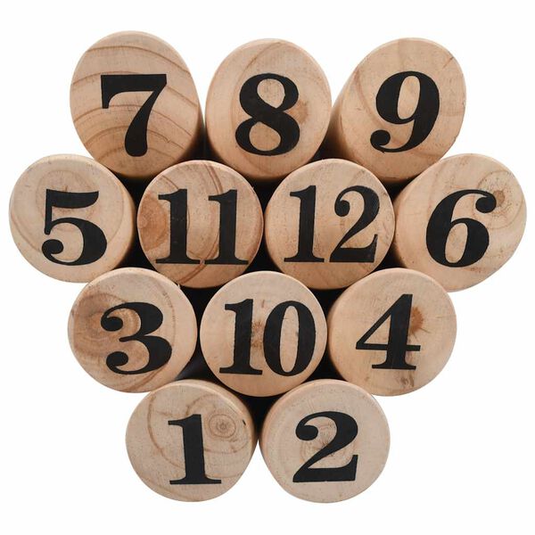 vidaXL Set di Giochi in Legno Kubb Numerici