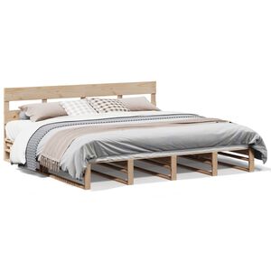 vidaXL Letto senza Materasso 180x200 cm in Legno Massello di Pino