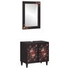 vidaXL Set di Armadi da Bagno 2 pz 62 x 33 x 58 cm