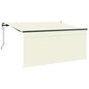 vidaXL Tenda retrattile Crema 300 x 200 cm Tessuto