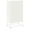 vidaXL Credenza Bianca 68,5x38,5x123,5 cm in Acciaio