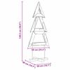 vidaXL Albero di Natale Marrone 149,5 cm Legno massello di teak