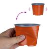 vidaXL Vaso per Fiori 200 pcs Terracotta &Oslash; 15 x 12.5 cm Plastica