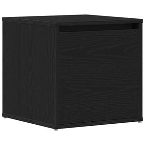vidaXL Cassettiera Rovere Nero 40,5 x 40 x 40 cm Legno ingegnerizzato
