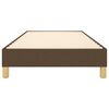 vidaXL Struttura Letto a Rete a Molle Marrone Scuro 100x200 cm Tessuto