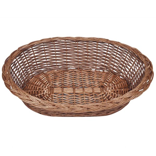vidaXL Cesto/Cuccia per Cani in Vimini Naturale 69 cm