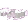 vidaXL Set Divano da Giardino 11 pcs Nero polyrattan