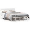 vidaXL Letto senza Materasso Bianco 150x200 cm Legno Massello di Pino