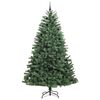 vidaXL Albero di Natale Artificiale con Rami Pieghevoli Verde 270 cm