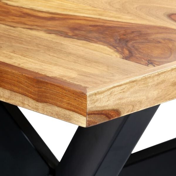 vidaXL Tavolo da Pranzo 180x90x75cm in Legno Massello di Acacia