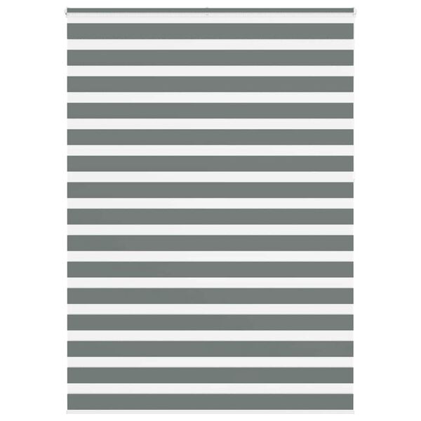 vidaXL Tenda a Rullo Zebra Larghezza Tessuto 160,9 cm Poliestere