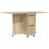 vidaXL Tavolo da Pranzo 140 x 80 x 77 cm Legno ingegnerizzato