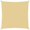 vidaXL Vela Parasole Sabbia 3x3 m 100% Poliestere Oxford