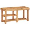vidaXL Scarpiera 90x32x46 cm in Legno Massello di Acacia