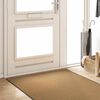 vidaXL Tappetino Altro Crema e Nero 120 x 250 cm Poliammide e PVC