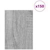 vidaXL Pannelli decorativi 150 pcs Grigio Sonoma 15 x 21 x 0.27 cm