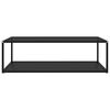 322903 vidaXL Coffee Table Black 120x60x35 cm Tempered Glass