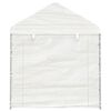 vidaXL Gazebo con Tetto Bianco 13,38x2,28x2,69 m in Polietilene