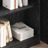 vidaXL Libreria Rovere Nero 80 x 24 x 76 cm Legno multistrato