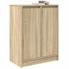 vidaXL Credenza Rovere Sonoma 57x34x76 cm in Legno Multistrato