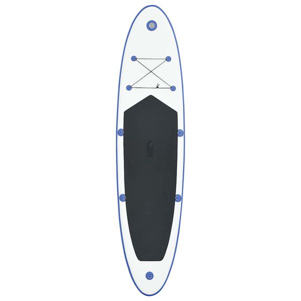 vidaXL Set Tavola da SUP e Surf Gonfiabile Blu e Bianco