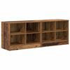vidaXL Armadietto per letto 2 pcs Legno antico 66 x 33 x 48 cm