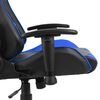 vidaXL Sedia da Gaming Girevole Blu in PVC