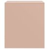 vidaXL Comodino Rosa 34,5x39x44 cm in Acciaio