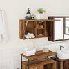 vidaXL Mobile da Bagno Legno Antico 60x25x40 cm in Legno Multistrato