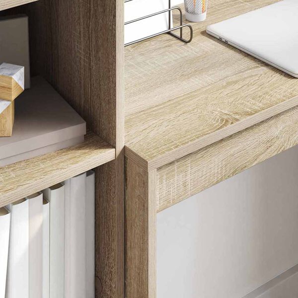 vidaXL Scrivania rovere sonoma 80 x 40 x 76 cm Legno multistrato