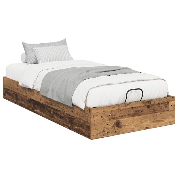 vidaXL Letto ottomano Legno vecchio 75,5 x 190 cm Legno ingegnerizzato