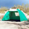 vidaXL Tenda da Spiaggia 2 Persone Verde Rilascio Rapido Impermeabile