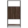 vidaXL Credenza Rovere Marrone 68x35x139 cm Legno Multistrato Metallo