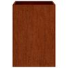 vidaXL Fioriera 42x38x75 cm Acciaio Corten