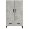 vidaXL Credenza Grigio Cemento 70x31x115 cm in Legno Multistrato