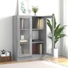 vidaXL Mobile Vetrina Grigio Sonoma 82,5x30,5x115 cm Legno Multistrato