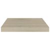 vidaXL Scaffali a Parete 4 pz Rovere 40x23x3,8 cm in MDF