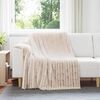 vidaXL Coperte da Pile 6 pcs Beige 200 x 150 cm Panno