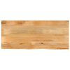 vidaXL Piano Tavolo Bordi Vivi 140x60x3,8cm in Legno Massello di Mango
