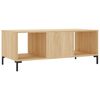 vidaXL Tavolino da Salotto Rovere Sonoma 102x50x40cm Legno Multistrato