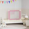 vidaXL Sponda Letto di Sicurezza per Bambini Rosa 90x25 cm in Tessuto