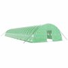 vidaXL Serra con Telaio in Acciaio Verde 144 m&sup2; 24x6x2,85 m
